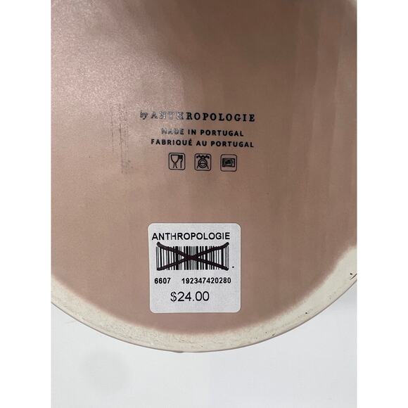 Set of 2 Anthropologie Matte Latte Serving Bowl Pink - Picture 4 of 4